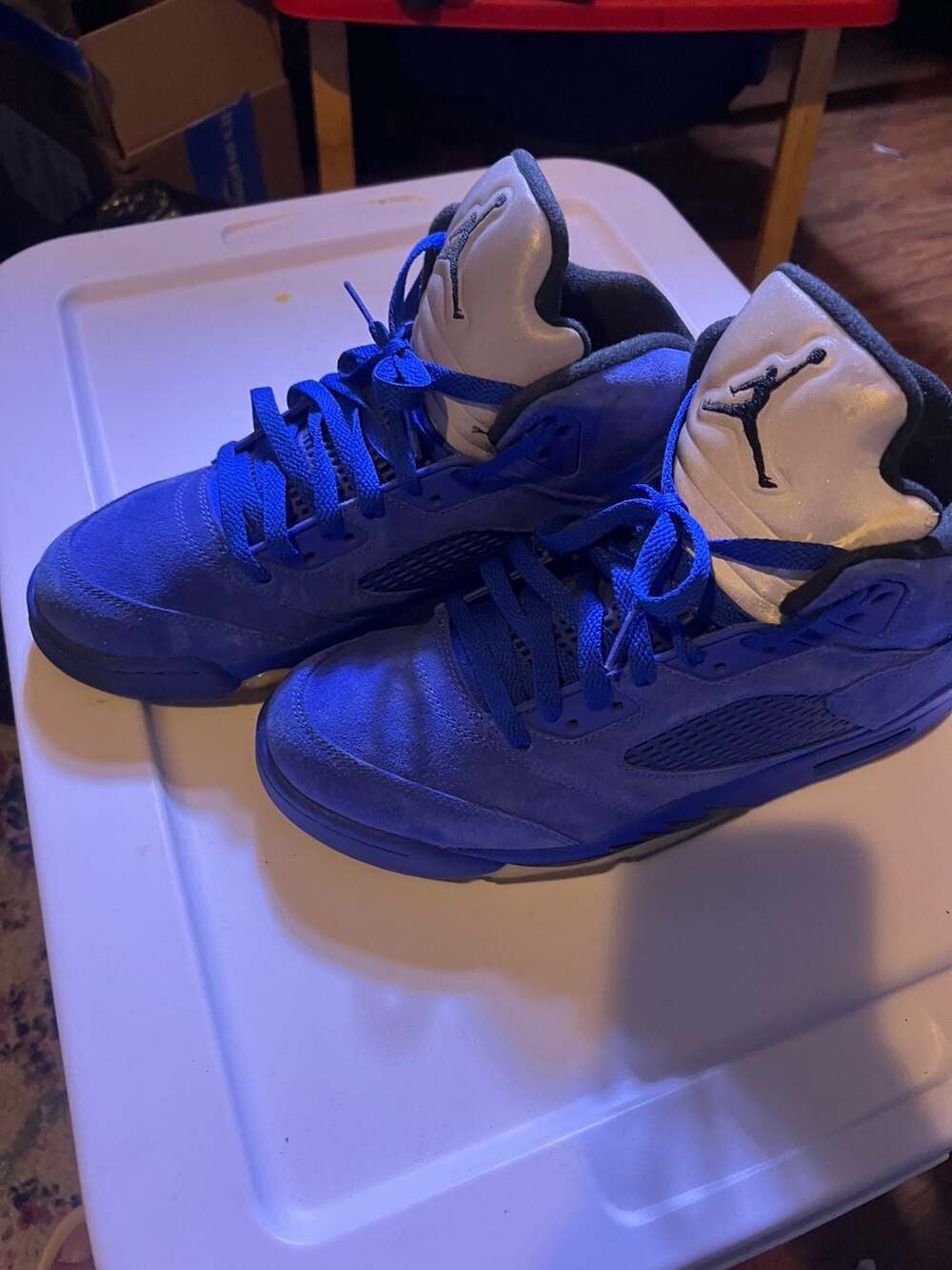 Jordan Air Jordan 5 Retro Blue Suede